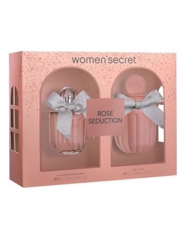 WOMEN SECRET ROSE SEDUCTION EDP VAP 100 ML + BODY 200 ML