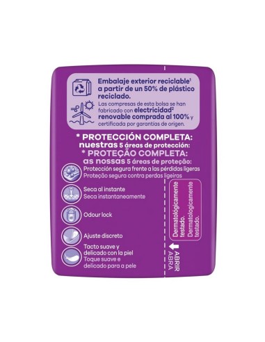 Compresa absorbente Ausonia Discreet para pérdidas leves.