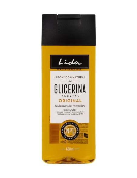 Jabón líquido Lida con glicerina natural en envase de 600 ml