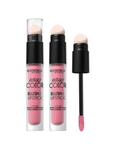 DH EASY COLOR COLORETE Y LABIAL 2 EN 1 CON ESPONJA DIFUMINADORA 02