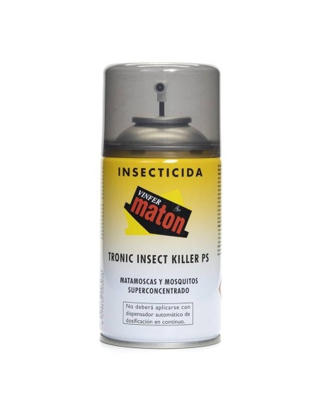 Envase de aluminio del insecticida superconcentrado Vinfer Maton Tronic Killer Insecticida PS de 250ml con difusor y capuchón t