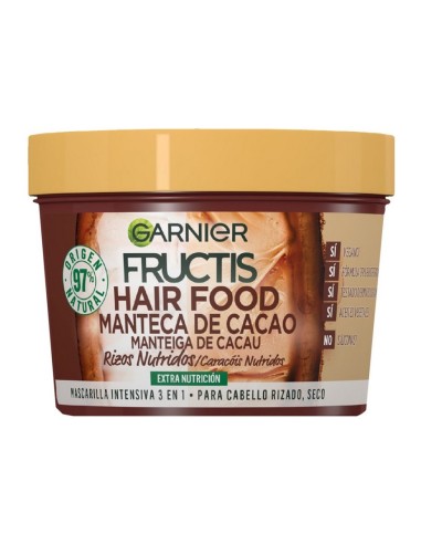 FRUCTIS MASCARILLA HAIR FOOD MANTECA DE CACAO 390ML