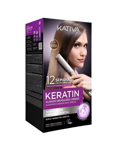 KATIVA KERATIN KIT ALISADO BRASILEÑO EXPRESS