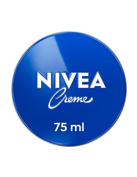 NIVEA Crema Hidratante Lata Azul 75 ml - Hidratación Intensa