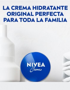 NIVEA Crema Hidratante Lata Azul 250 ml - Hidratación Intensa 2