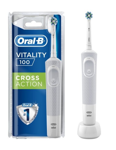 CEPILLO ELECTRICO ORAL B ADULTO VITALITY 100 CROSS ACTION BLANCO