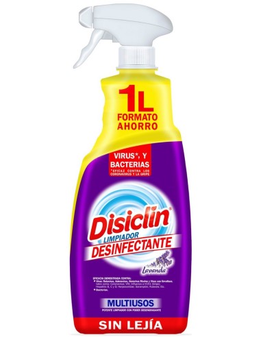 DISICLIN MULTIUSOS DESINFECTANTE PISTOLA 1 LITRO LAVANDA