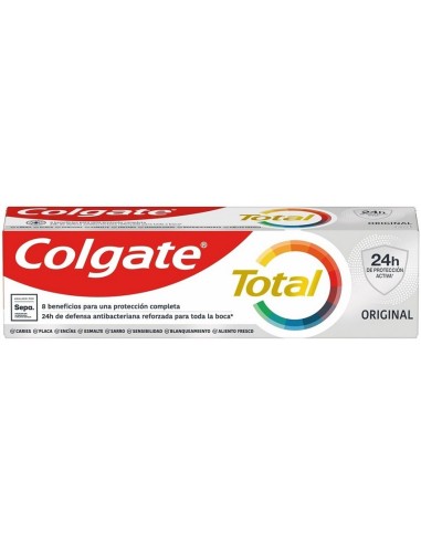 Pasta dentífrica Colgate Total Original 75ml protección 24h.