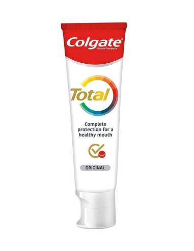 Dentífrico profesional Colgate Total defensa antibacteriana.