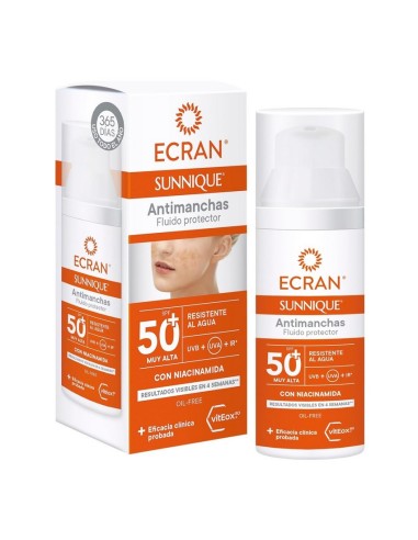 ECRAN SOLAR FACIAL FLUIDO ANTIMANCHAS SFP50+ 50 ML