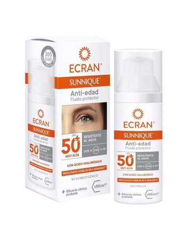 ECRAN SOLAR FACIAL FLUIDO ANTIARRUGAS SFP50 50 ML