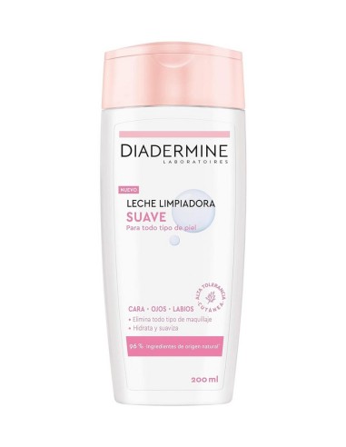 DIADERMINE LECHE LIMPIADORA SUAVE TODO TIPO DE PIEL 200 ML