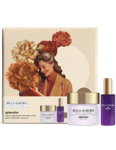 BELLA AURORA SPLENDOR 10 NOCHE 50 ML+ SERUM ILUMINADOR NOCTURNO 30 ML