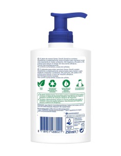 Sanex Jabón de Manos Zero 250 ml con dosificador, limpieza suave sin sulfatos. 2