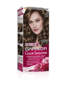 Tinte Garnier Color Sensation 5 Castaño Luminoso con aceites florales