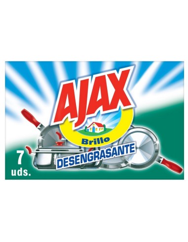 AJAX ESTROPAJO JABONOSO 7 UDS