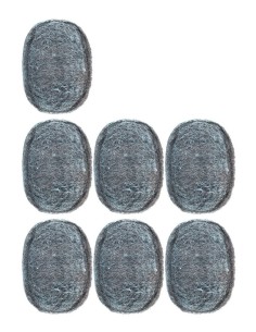 Pack 7 estropajos jabonosos AJAX para limpieza diaria sin detergente 2