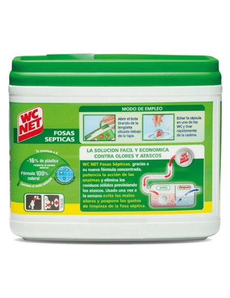 WC NET FOSAS SEPTICAS 20 BOLSITAS 360 GRS