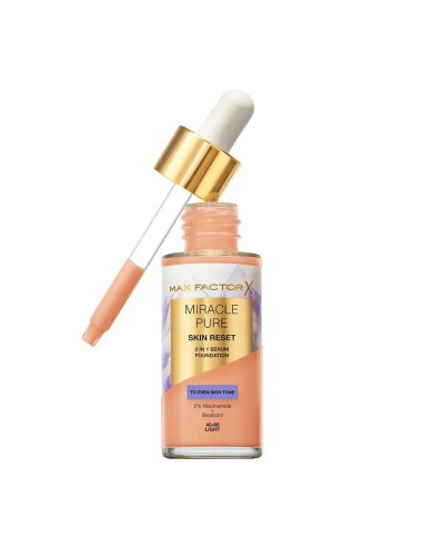 MF MAQUILLAJE MIRACLE PURE SERUN CON COLOR 40-60 LIGHT