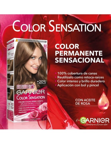 COLOR SENSATION TINTE CAPILAR 6 RUBIO OSCURO