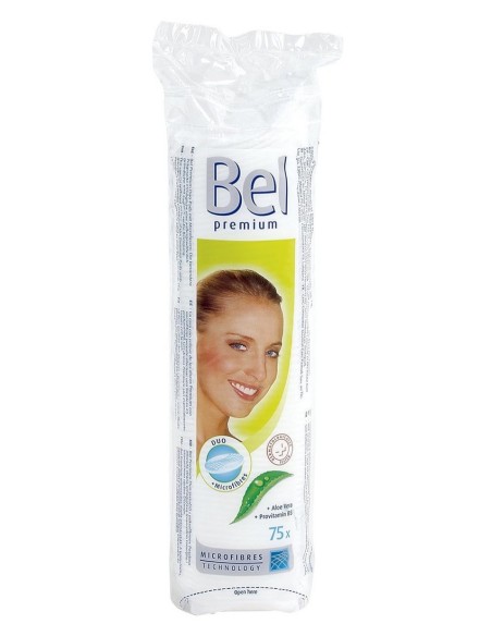 BEL Discos Desmaquillantes Premium con Aloe Vera 75 Uds | Limpieza Suave y Eficaz | Drolim.com