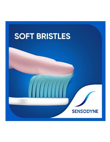Cepillos Sensodyne Sensitive suaves en formato 2 uds + 1 gratis para uso diario sin molestias.