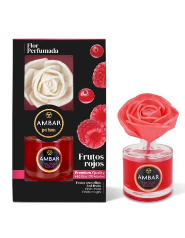 AMBAR AMBIENTADOR FLOR 75 ML FRUTOS ROJOS