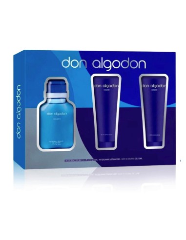 DON ALGODON HOMBRE VAP 100 ML + GEL 75 ML + AFTER SHAVE 75 ML