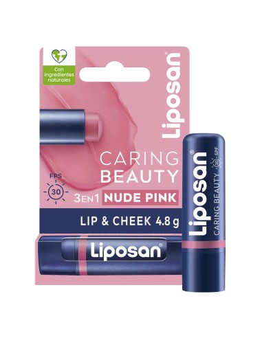 LIPOSAN PROTECTOR LABIAL BEAUTY NUDE PINK