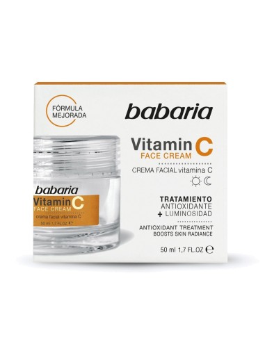 BABARIA CREMA FACIAL VITAMINA-C 50 ML