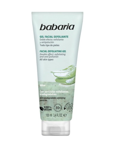 BABARIA GEL EXFOLIANTE FACIAL TODO TIPO DE PIELES 100 ML