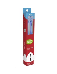 Lacer Cepillo Dental Medio Duplo 2 Uds
