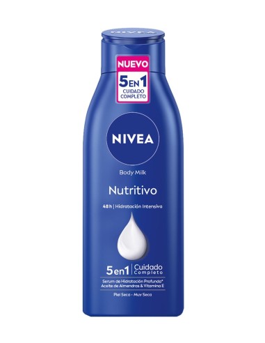 NIVEA BODY MILK 400ML NUTRITIVO PIEL SECA - MUY SECA