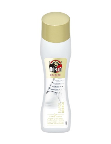 BUFALO APLICADOR CALZADO BLANCO LIQUIDO AUTOBRILLANTE 50ML