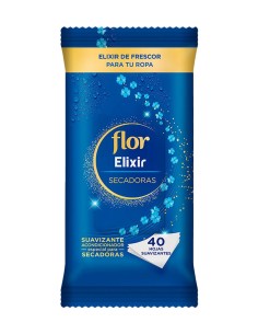 Toallitas Flor suavizantes para secadora con perfume duradero y efecto antiestático