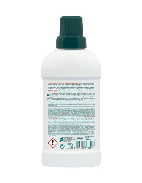 Higienizante textil Sanytol 500 ml  desinfección sin lejía en cada lavado