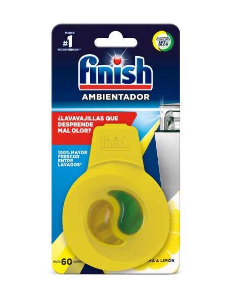 Finish Ambientador Lavavajillas Limón y Lima para 60 ciclos.