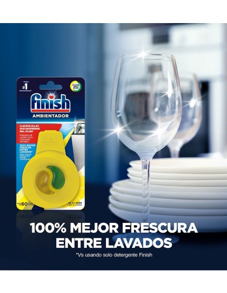 Finish Limón y Lima, la solución para un lavavajillas sin malos olores.