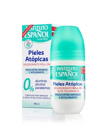 Instituto Desodorante Pieles Atópicas Roll-On 75 ml - Protección Suave para Piel Sensible