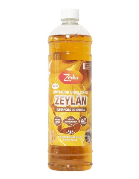 Zorka Limpiador Madera Zeylan 1L: limpieza y perfume duradero para suelos de parquet