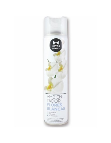 MAYORDOMO AMBIENTADOR SPRAY 300 ML FLORES BLANCAS