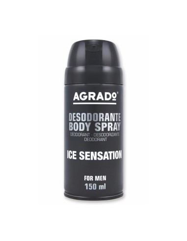 AGRADO DESODORANTE 150 ML SPRAY MEN ICE SENSATION