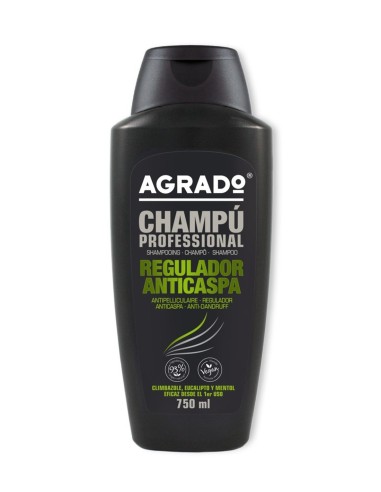 Agrado Champú Anticaspa Regulador 750 ml - Cabello Limpio y Saludable | Drolim