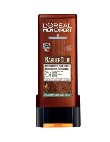 LOREAL MEN EXPERT GEL DE BAÑO BARBER CLUB 400 ML