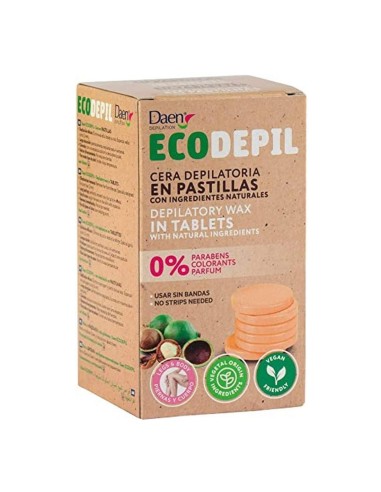 Daen Ecodepil Cera en Pastillas 260 grs - Depilación Eficaz y Natural