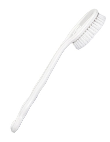 Cepillo de espalda con mango largo ergonómico para ducha.