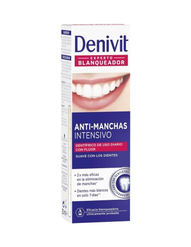 DENIVIT PASTA DENTIFRICA 50 ML BLANQUEADOR ANTI-MANCHAS INTENSIVO