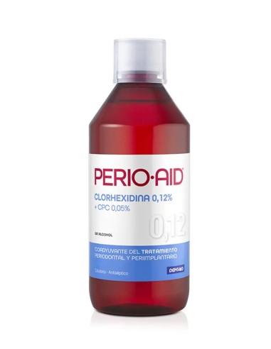 PERIO-AID COLUTORIO TRATAMIENTO CLORHEXIDINA 0.12% 500 ML