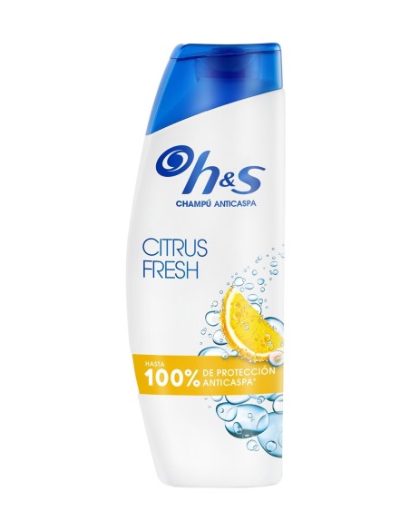 H&S Champú Citrus Fresh 230 ml, frescor cítrico para cabello limpio