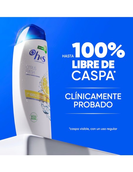 Champú Citrus Fresh de H&S, limpieza profunda y control de grasa